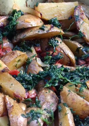 Une photo de Country potatoes de Yotam Ottolenghi