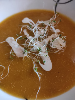 Una foto de Crema de ahuyama