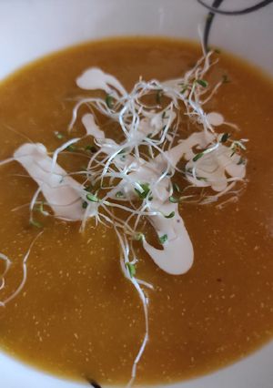 Una foto de Crema de ahuyama