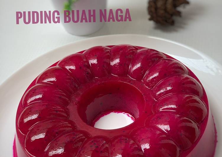 Puding Buah Naga