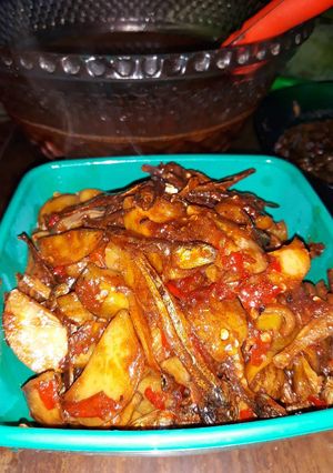 Foto resep Jengkol sambal tri four five six 😂