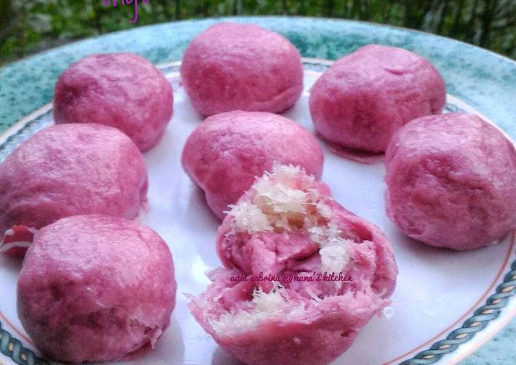 Resep Pao ubi ungu Anti Gagal