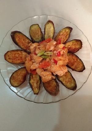Foto resep Ayam filet asam manis+terong goreng #menudebm