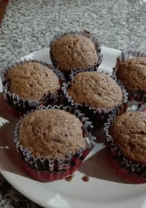 Una foto de Cupcake de chocolate