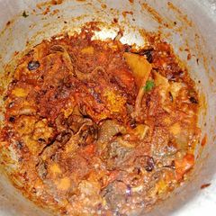 A picture of Wet fry spicy matumbo.