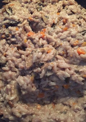 Una foto de Risotto de Champiñón