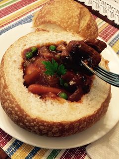 A picture of Hauff Brau Stew.