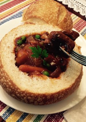 A picture of Hauff Brau Stew.