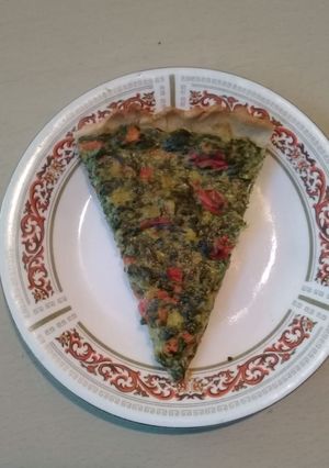 Una foto de Tarta de espinaca congelada