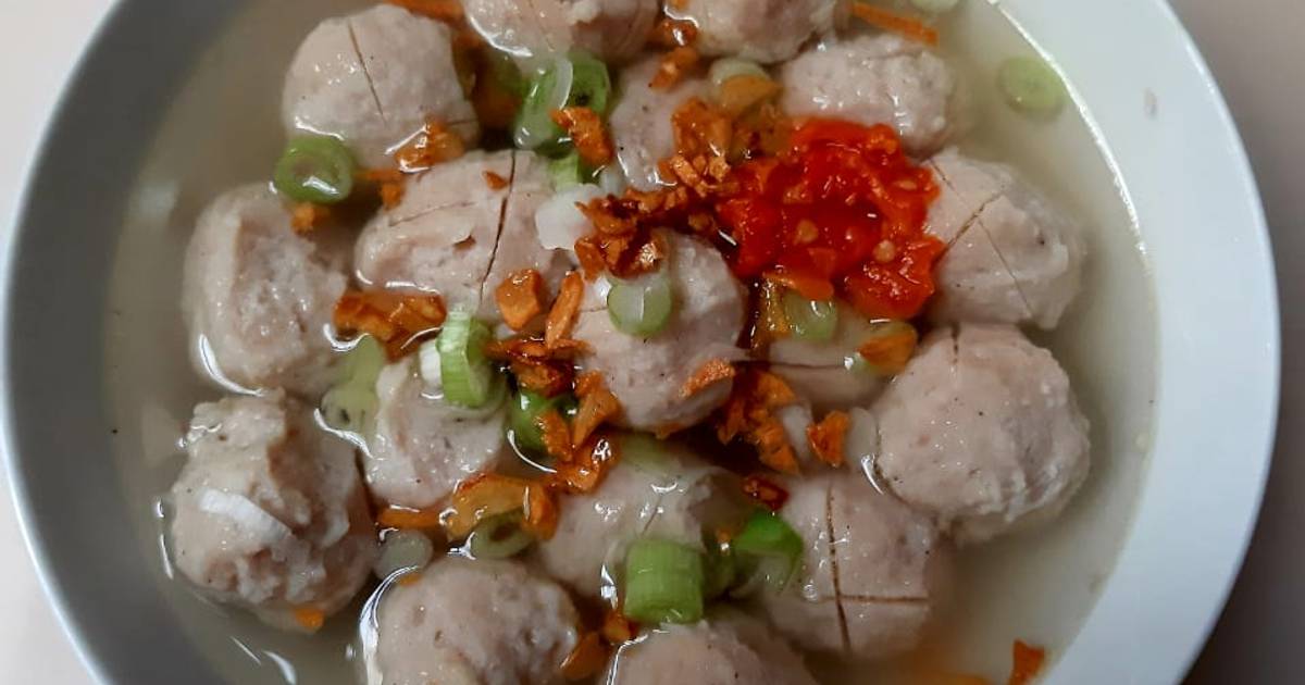 Resep Bakso Jamur Tiram Kenyal Belajar Masak