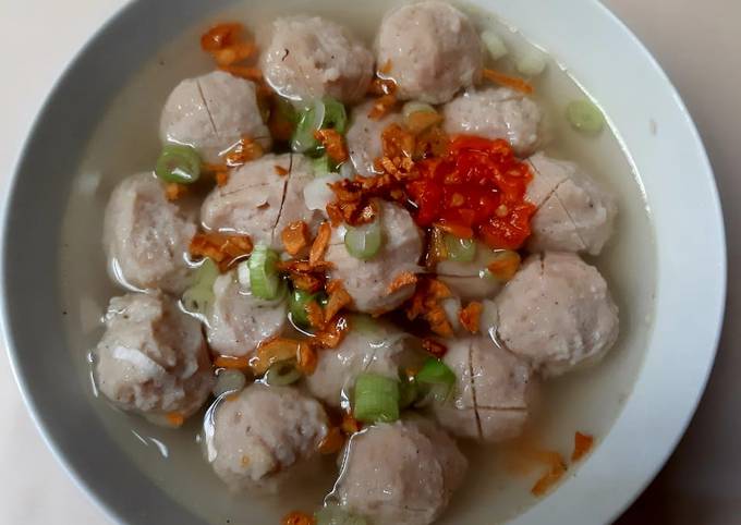 Resep Bakso Ayam Kenyal Oleh Aguswati Sumarsono Cookpad