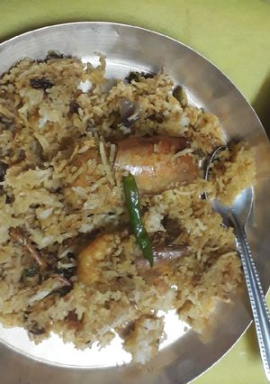 চিংড়ি মাছের বিরিয়ানি (Chingri macher biryani recipe in bengali) রেসিপির প্রধান ছবি