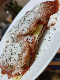 Una foto de Pastel de berenjenas