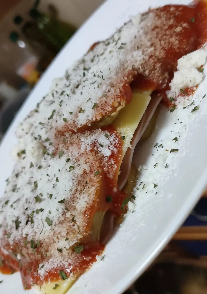 Una foto de Pastel de berenjenas