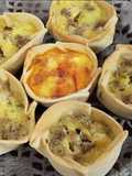 Canastitas de Carne y Queso