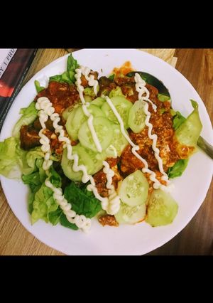Hình của món Salad cá mòi.