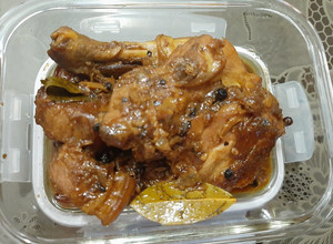 A picture of Chicken and Pork Adobo.