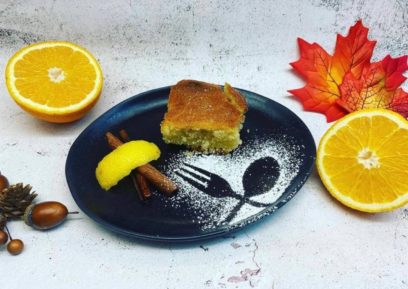 Revani - Out of Shape Sweet Semolina Pie