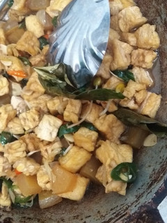 Foto resep Sambel goreng tahu tempe, udang dan cecek