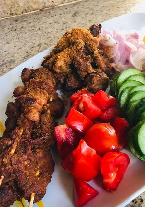 A picture of Nigerian Suya.