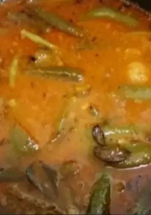 A picture of South Indian Vegetable Sambar.