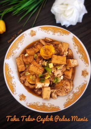 Foto resep 304. Tahu Telur Ceplok Pedas Manis