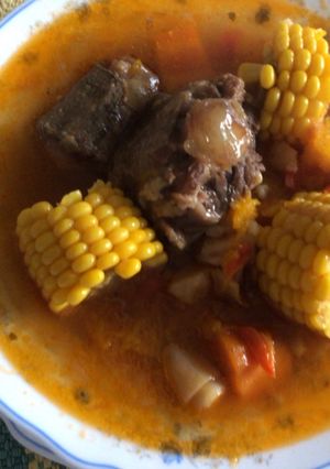 Una foto de Sopa de cola de res