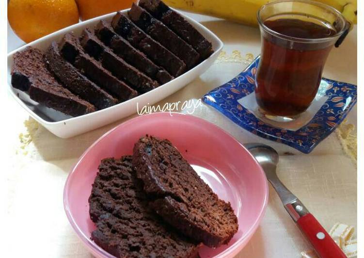 How to Make Homemade Banana brownie cake