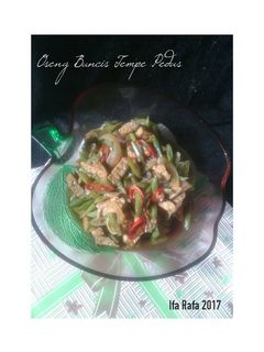 Foto resep Oseng Buncis Tempe Pedas