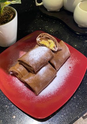 Foto resep Dadar Gulung Pisang Nutella / Pancake isi Pisang Nutella