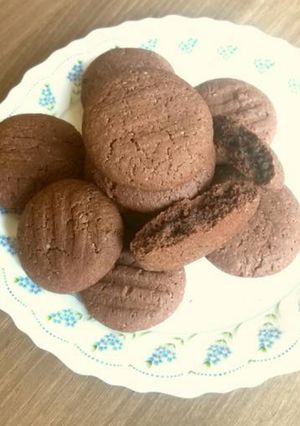 A picture of Eggless Chocolate cookies.