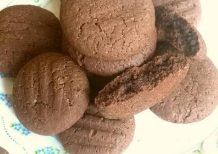 How to Prepare Perfect Eggless Chocolate cookies