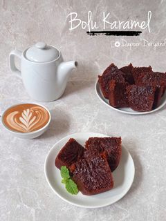 Foto resep Bolu Sarang Semut (Bolu Karamel) 3 telur