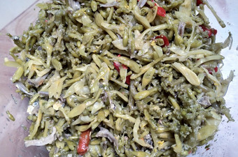 Cara Gampang Membuat Tumis Bunga Pepaya dan teri Anti Gagal