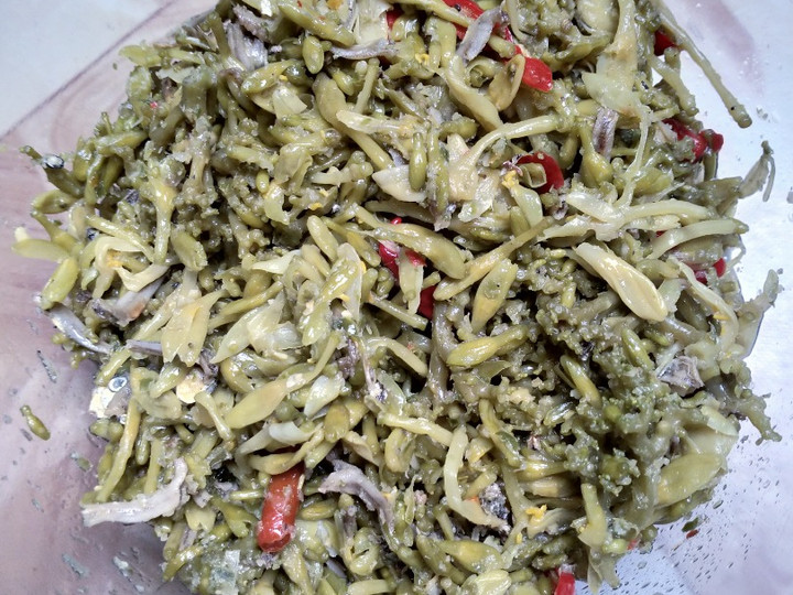 Cara Gampang Membuat Tumis Bunga Pepaya dan teri Anti Gagal