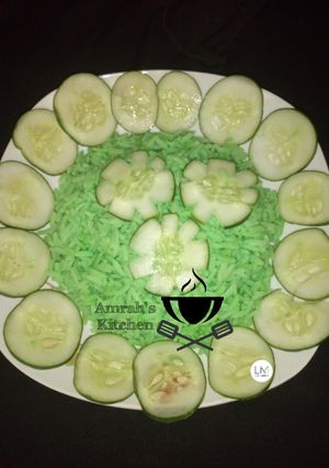 A picture of Green rice.