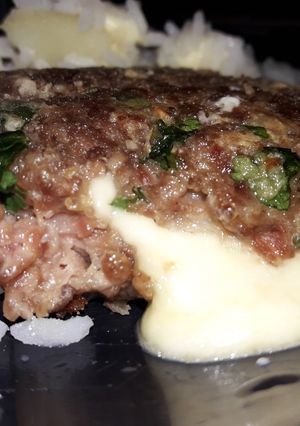 Una foto de Hamburguesas rellenas