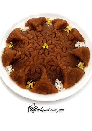 عکسی از دستور حلوای لطیف با شیر