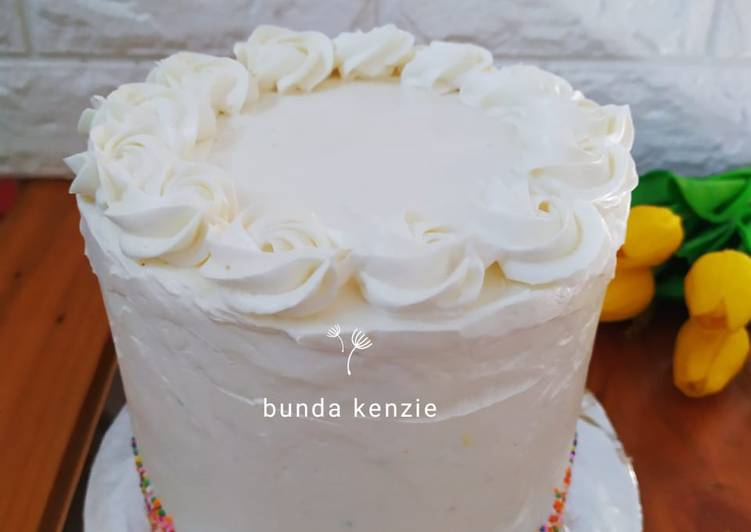 Resep Cake ultah (base cake rainbow cake), Bisa Manjain Lidah
