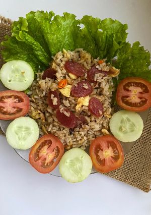 Foto resep Nasi Goreng Lapchiong (non halal)