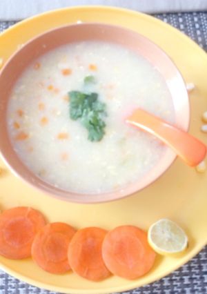 A picture of Corn Soup.