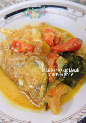 Foto resep Gulai Ikan Kakap Merah Tabur Cabe Rawit