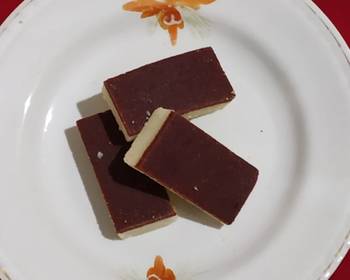 Ultimate, Prepare Double layered Chocolate bar Restaurant Style