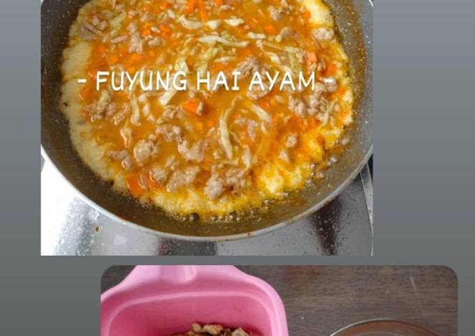 Langkah Mudah untuk Membuat Fuyung hai ayam, Enak Banget