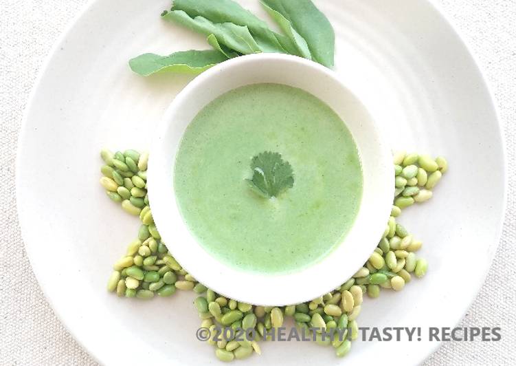 Green Soybean Creamy Soup