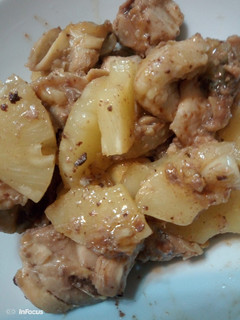 鳳梨炒雞肉 的食譜成品照片