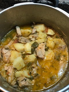 Una foto de Patatas con atún