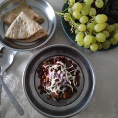 A picture of Brown Chana Masala 😋.