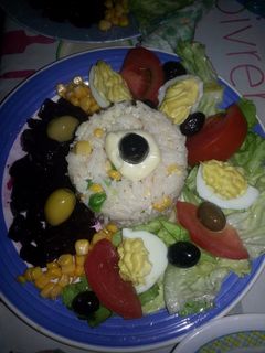 صورة لوصفة سلطة أرز