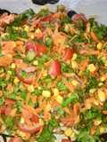 Ensalada con maíz dulce